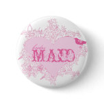 Heart & Bird Bridesmaid Button