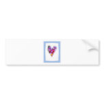 Heart Blooms bumper stickers