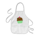 Heart Blueberry Choco Cupcake Aprons