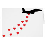 Heart bomber card