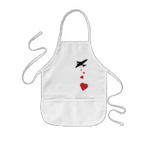Heart Bomber - Make Love Not War Apron