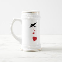 Heart Bomber - Make Love Not War Mug