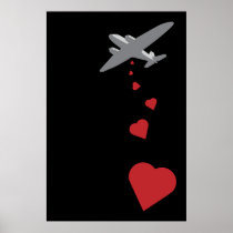 Heart Bomber - Make Love Not War Poster
