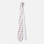 Heart bomber necktie