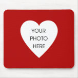 Heart Border Mousepad Template - Red