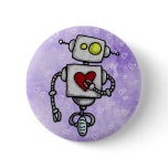 heart bot pinback button