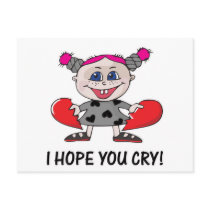 heart breaker hope u cry post cards