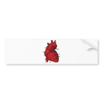 heart bumper sticker