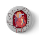 Heart Busting through Button