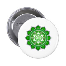 Heart Chakra - Fractal Bloom Button