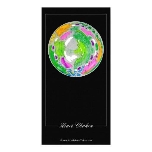 Heart Chakra Photo Card Template