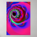heart chakra spiral posters