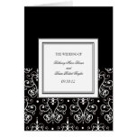 Heart Chandeliers Wedding Ceremony Programs cards