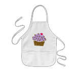 Heart Choco Chip Blueberry Cupcake Apron