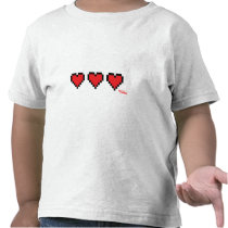 Heart Containers - Gamer, geek video games Life Tee Shirt