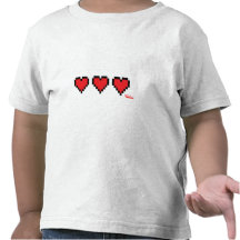 Heart Containers - Gamer, geek video games Life Tee Shirt