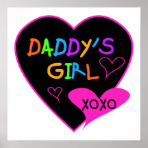 Heart Daddy's Girl T Shirts and Gifts Print