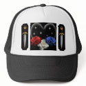 heart dagger hats