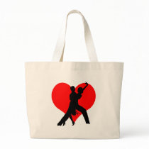 Heart dance tote bag