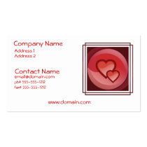 Heart Design Business Card business cards