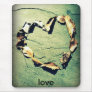 Heart Design Mouse Pad