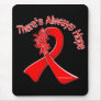 Heart Disease There's Always Hope Floral Mousepads