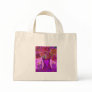 Heart emanations tote bags
