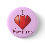Heart Fangs: I Love Vampires buttons