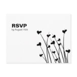 Heart Fields Reply Card postcards