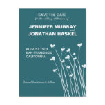 Heart Fields Save the Date postcards