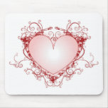 Heart Filigree mousepads