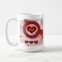 Heart Filled Valentine Mug for Dad