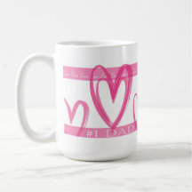 Heart Filled Valentine Mug for Dad