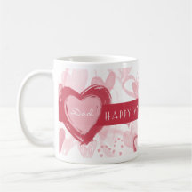 Heart Filled Valentine Mug for Dad