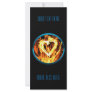 Heart Fire Circle Customized Rack Card