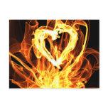 Heart Fire Postcards