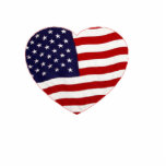 Heart flag photo sculpture