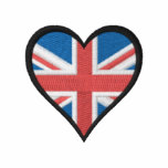 heart flag United Kindom UK embroidered shirts