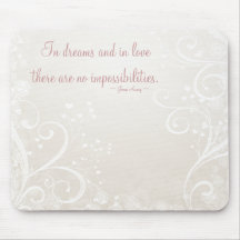 Heart Flourish  Mousepad