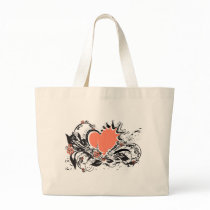 heart&flowers canvas bags