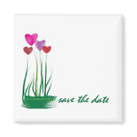 Heart flowers! magnets