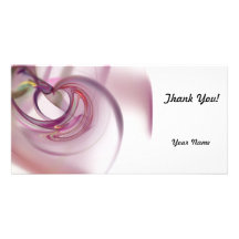 Heart Fractal Customised Photo Card