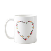 Heart Garland Coffee Mugs