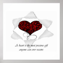 Heart Gift Poster