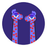 HEART GIRAFFES Stickers