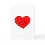 Heart  (Happy Face) Greeting Card