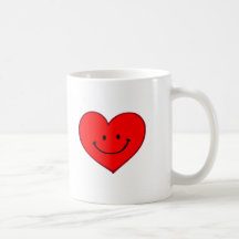 Heart  (Happy Face) Coffee Mug