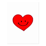 Heart  (Happy Face) Postcard