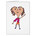 Heart Head Kid cards