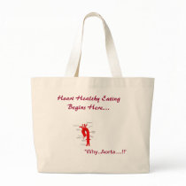Heart Healthy Eating Grocery Tote Tote Bag